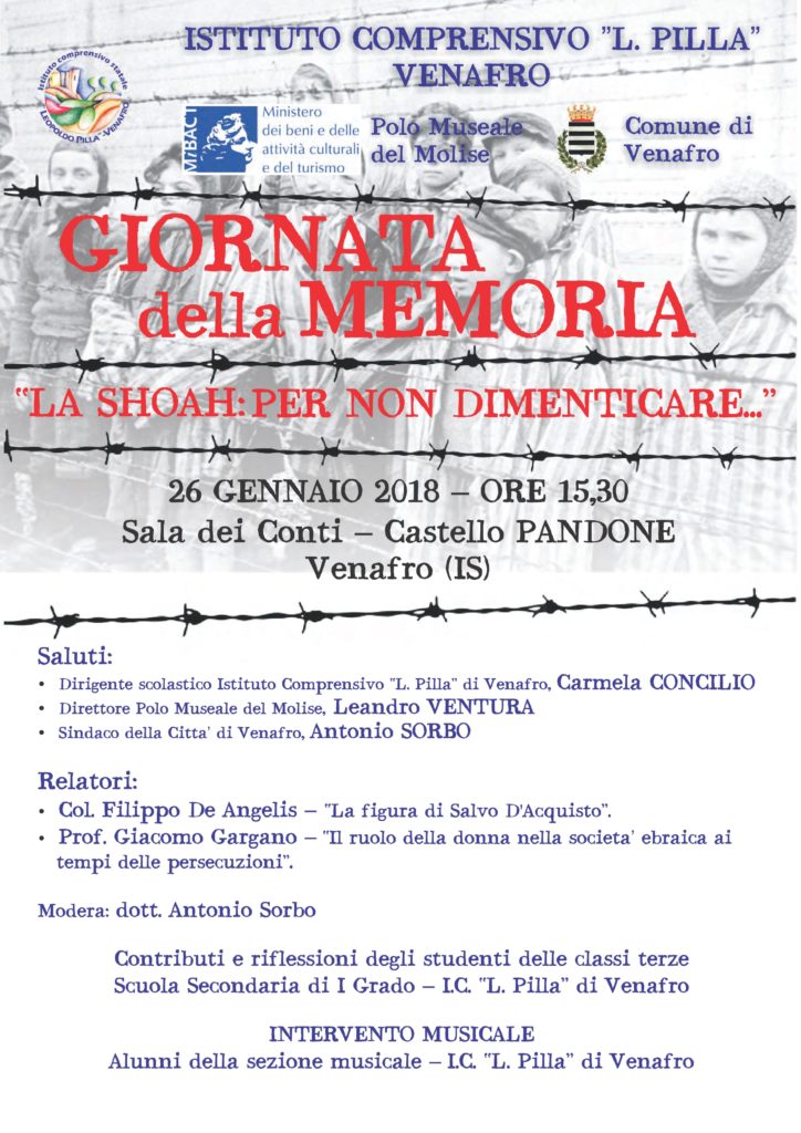 Giornata della memoria 2018